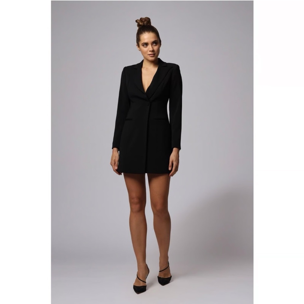 JAY GODFREY Ace Mini Tuxedo Dress NWT